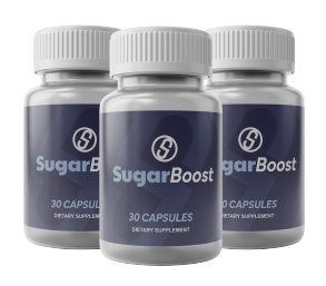 SugarBoost Natural Blood Sugar Support Supplement Bottle